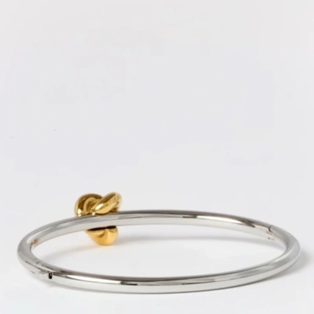 $78 Kate Spade Double Knot Hinged Bangle - Picture 8 of 10
